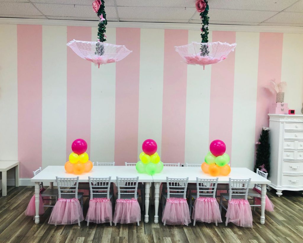 Table Balloons 3 Mini Columns