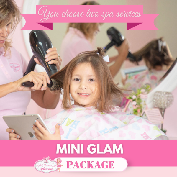 Mini Glam Haircut & Spa
